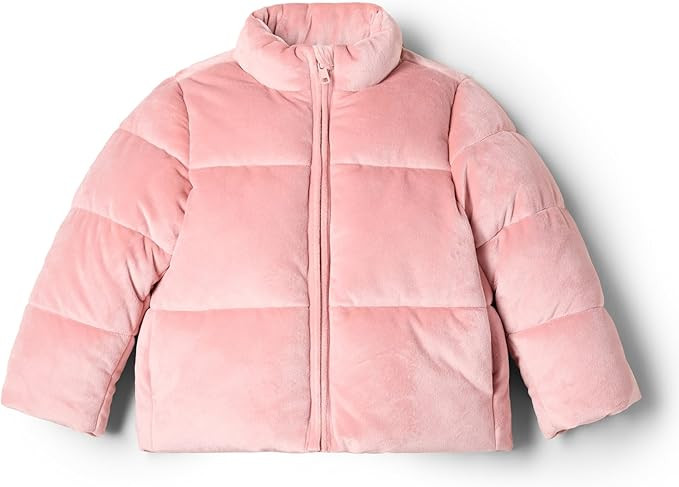 Amazon Essentials x Sofia Grainge Toddlers and Baby Girls' Velour Puffer Jacket | Amazon (US)