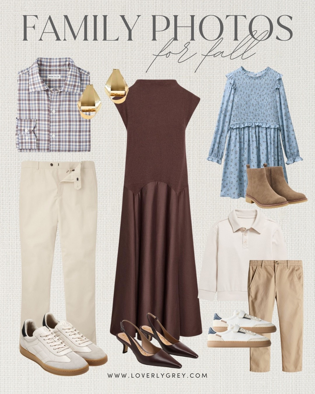 Brown is trending this fall & this brown midi dress from Zara is so classic & pretty! I added pattern in the men’s shirt & the little girls dress for some contrast! Love the brown heels to go with these extra wide brown dress!

Loverly Grey, fall family photos, fall outfits, brown dress, fall dress, kids fall outfits, men’s outfits, fall photos 

#LTKFamily #LTKSeasonal #LTKStyleTip