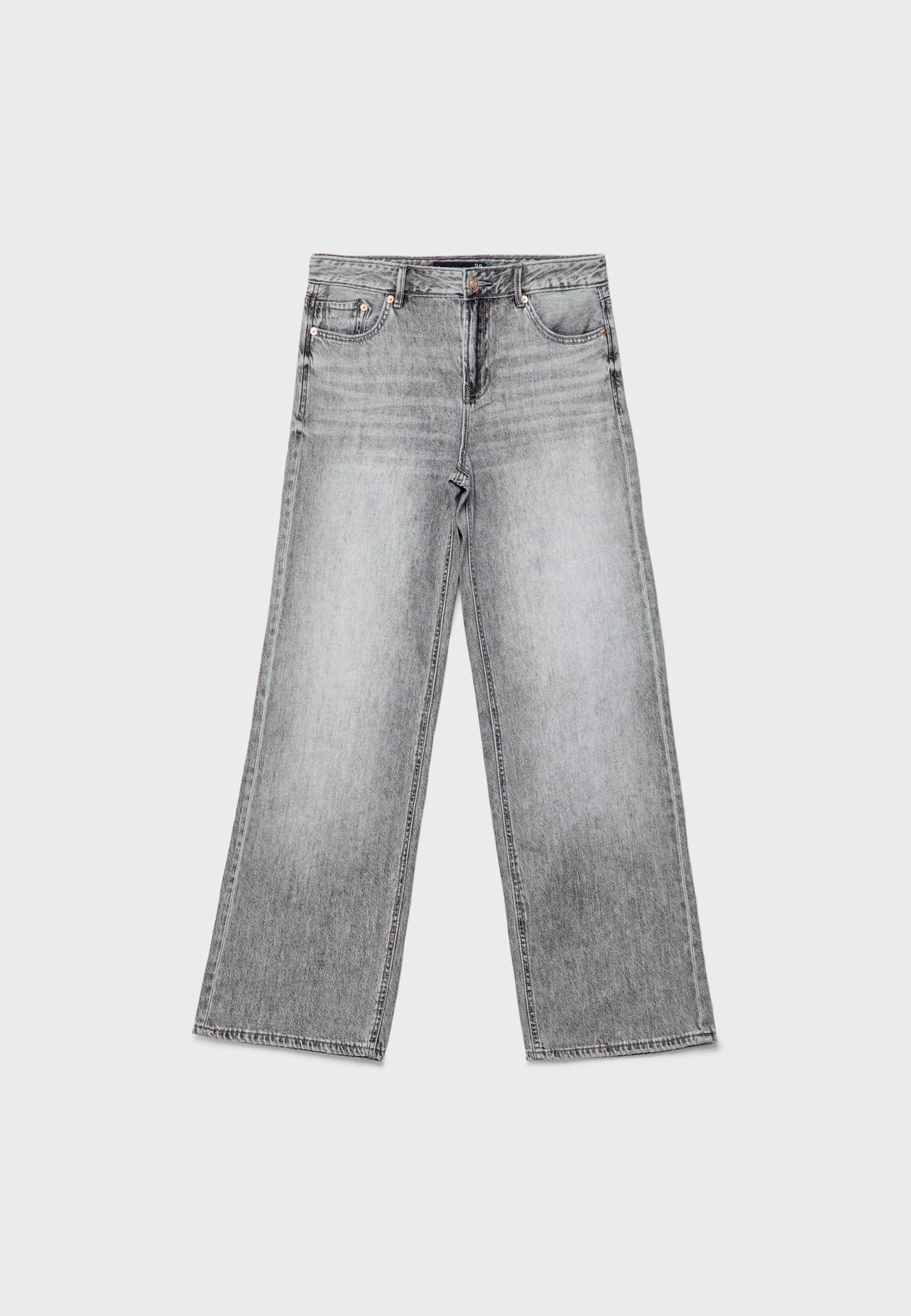 D91 Low wide-leg jeans | Stradivarius (UK)