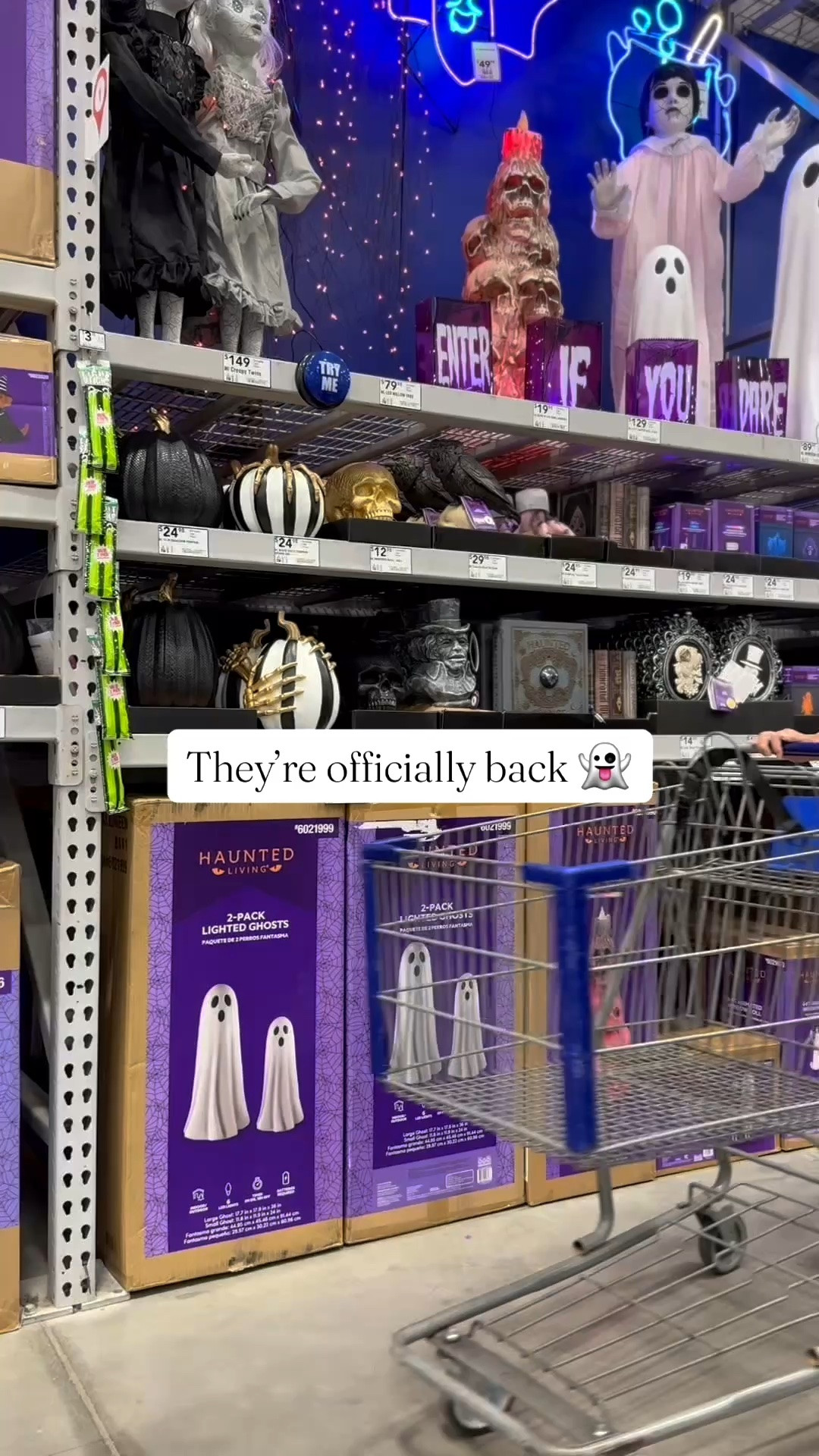 These light up ghosts sold out last year and they are officially back. They have dropped online linking for you below. 👻

#LTKHome #LTKSeasonal