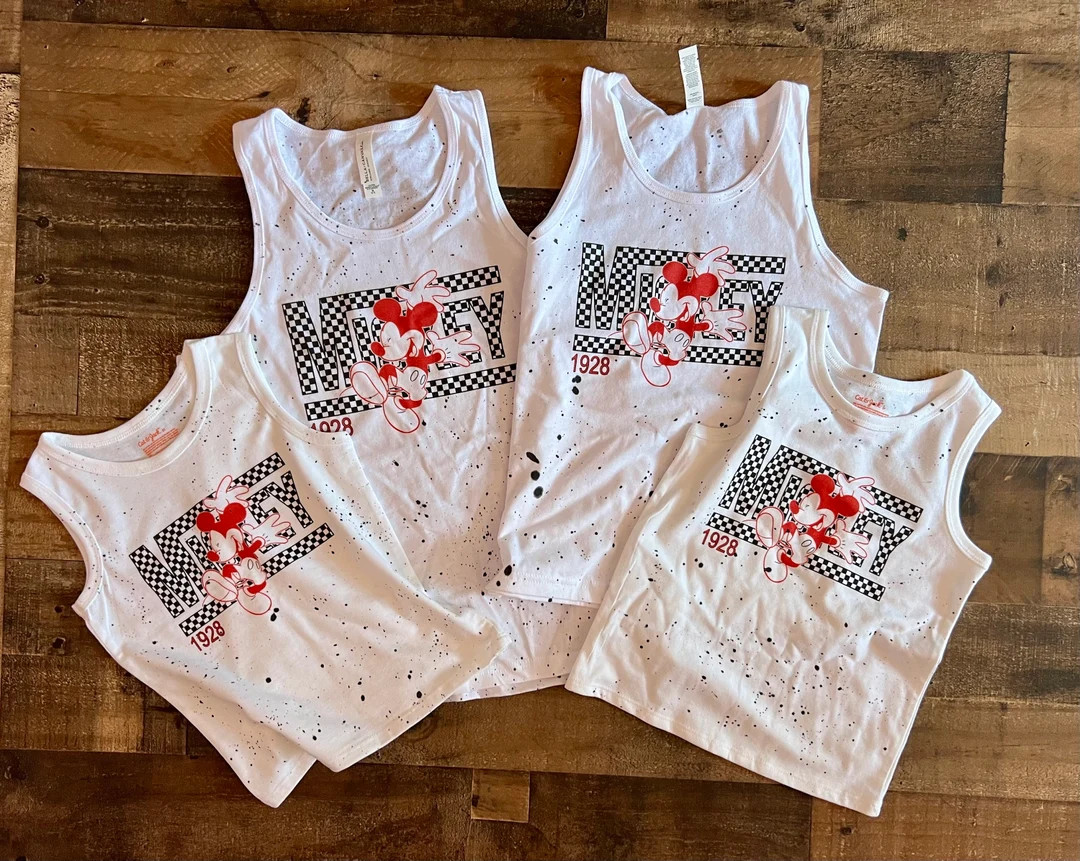 Checkered Boys Mickey Tank Top, Disney Tank boys girls, Mickey dad son Tank, Toddler disney Tank,... | Etsy (US)