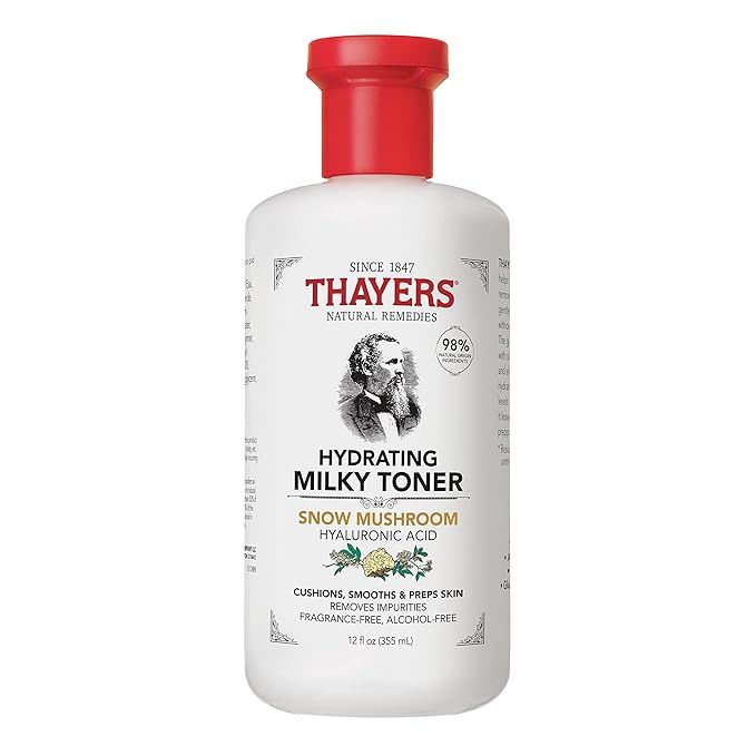 THAYERS Milky Face Toner Skin Care with Snow Mushroom and Hyaluronic Acid, Natural Gentle Facial ... | Amazon (US)