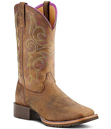 Ariat Women's Hybrid Rancher Leather Western Mid Boots - 9 | Dillard's