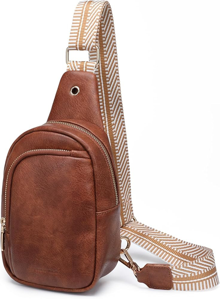 Small Crossbody Bags for Women Trendy Vegan Leather Crossbody Bag Sling Travel Women's Fanny Pack... | Amazon (US)