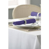 Vision Polyester Plain Coloured Napkin in Purple | Size: 41 cm x 41 cm | Debenhams UK