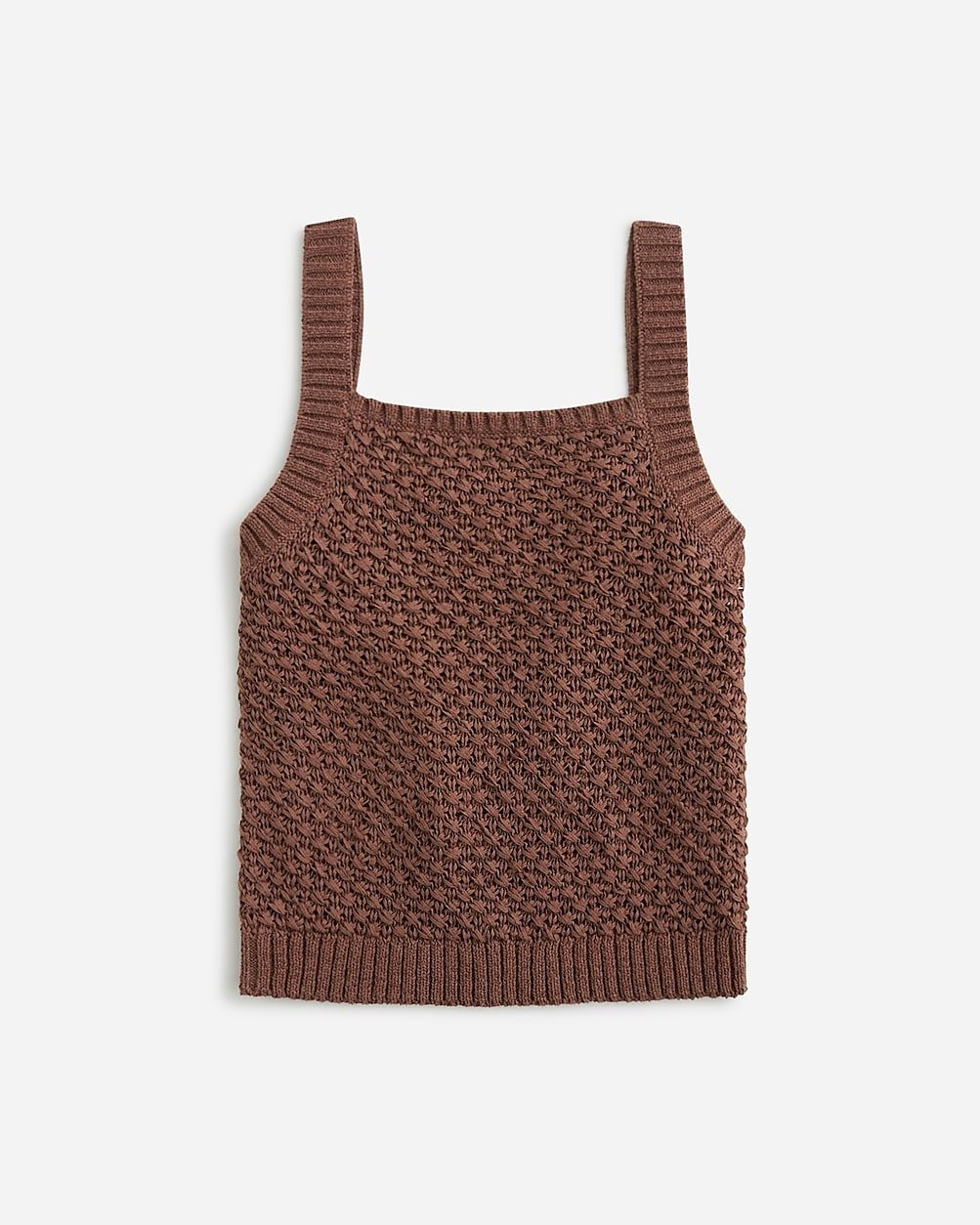 Basket-stitch sweater-tank | J.Crew US