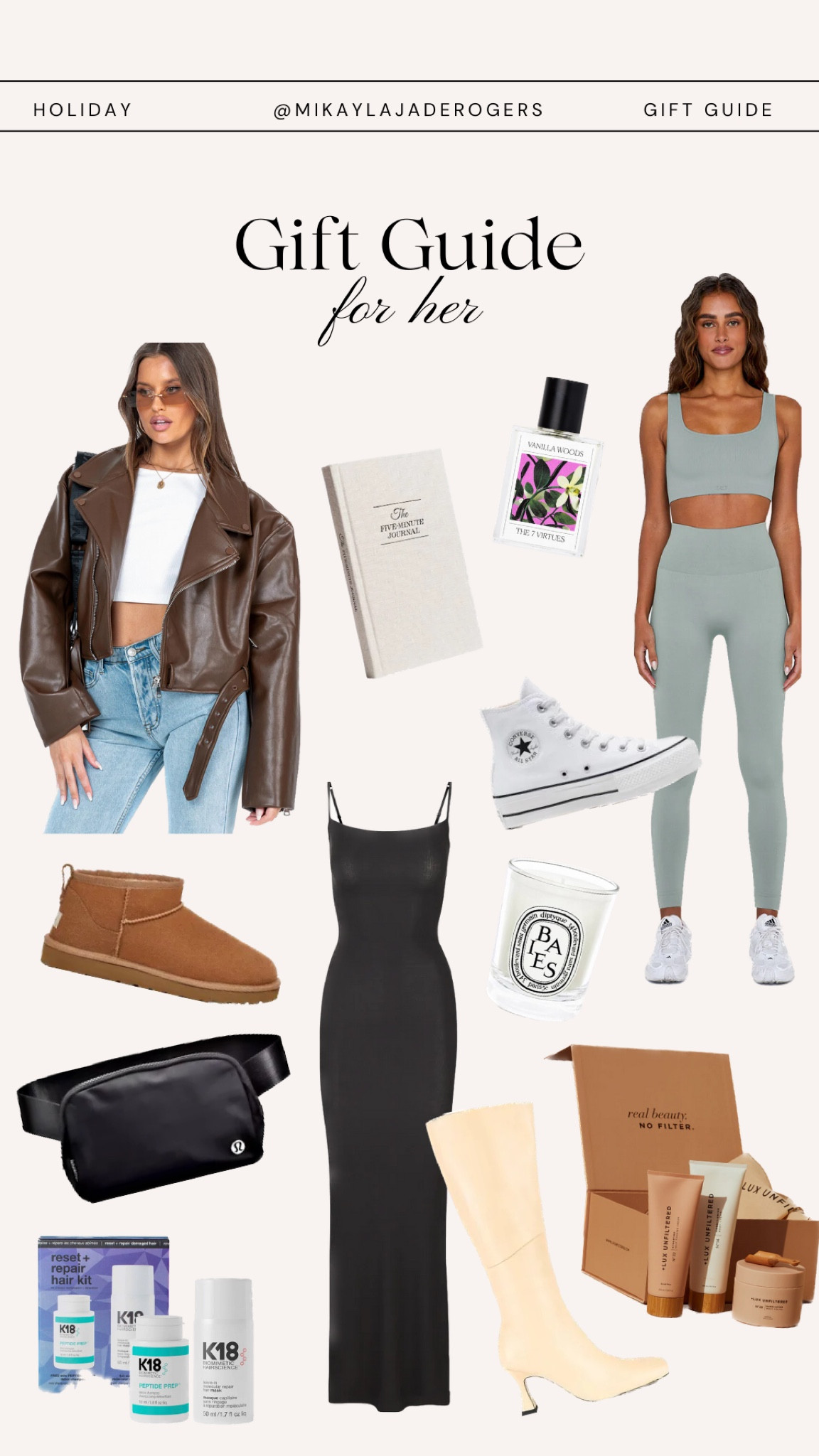 GIFT GUIDE FOR HER 🫶🏼

#LTKGiftGuide #LTKSeasonal #LTKHoliday