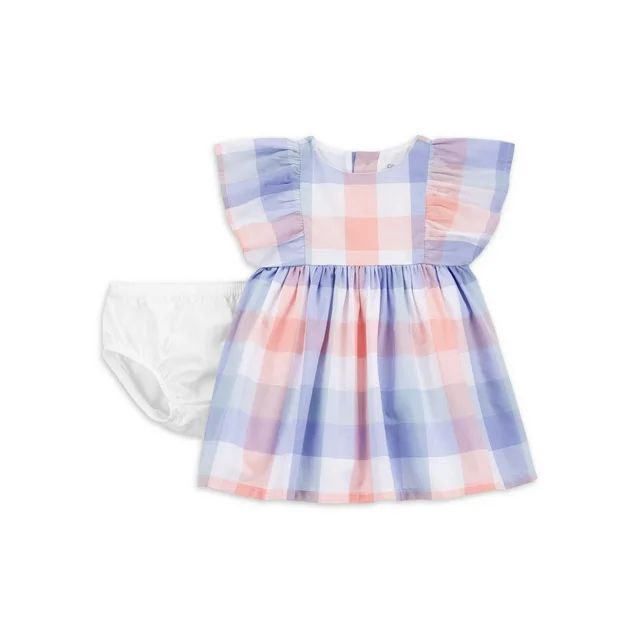Carter's Child of Mine Baby Girl Dress, 2-Piece, Sizes 0/3-24 Months | Walmart (US)