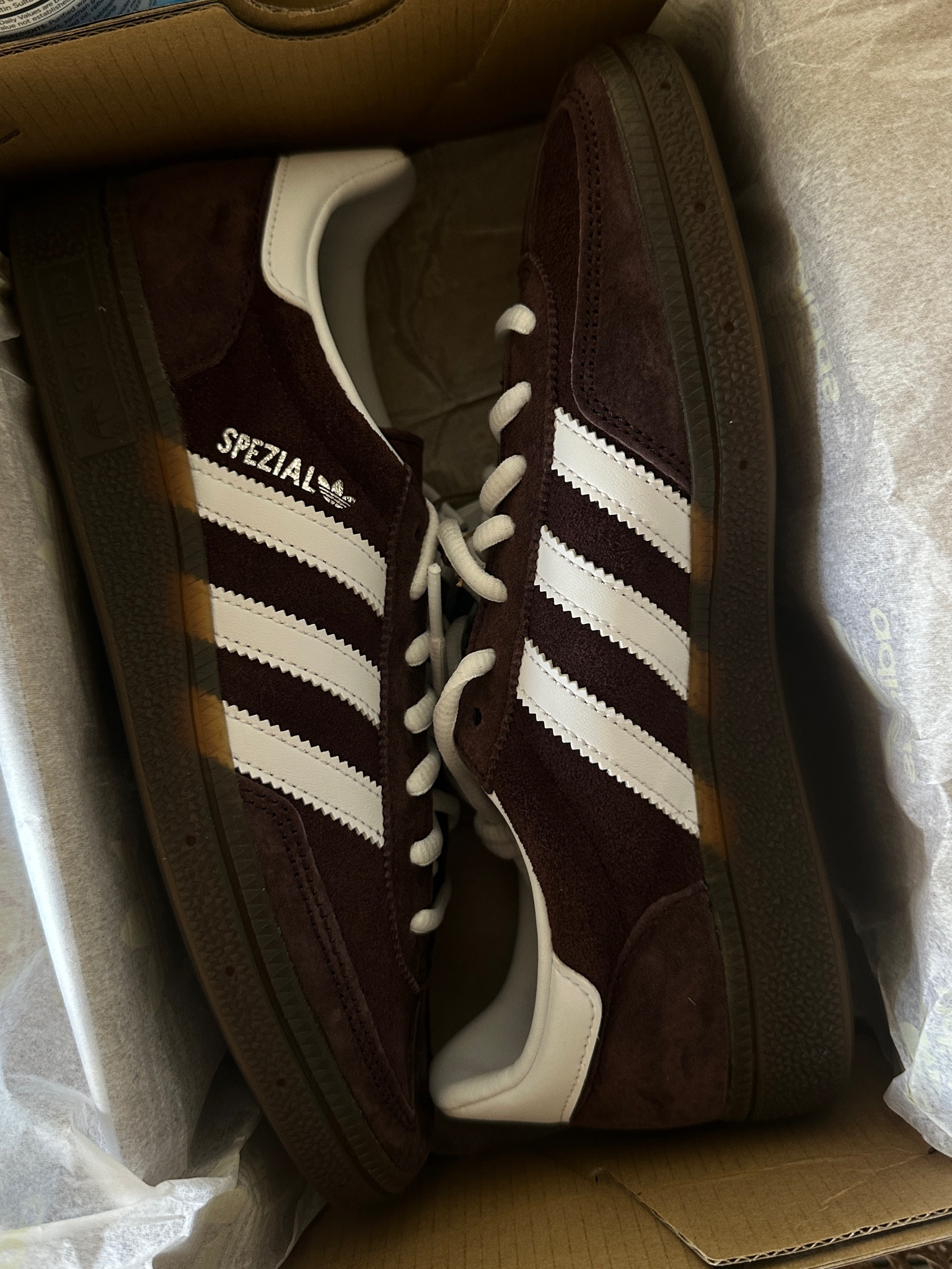 Chocolate brown adidas handball sneakers 

#LTKstyletip #LTKshoecrush #LTKfamily