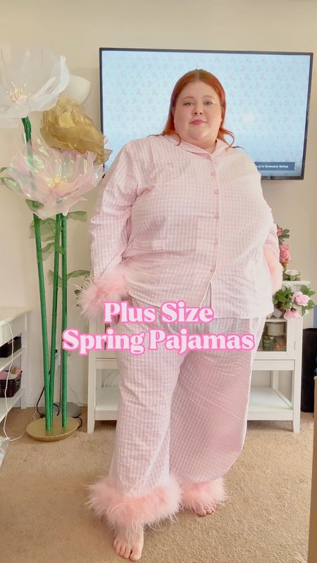 Plus size spring pajamas 

#LTKSeasonal #LTKmidsize #LTKplussize