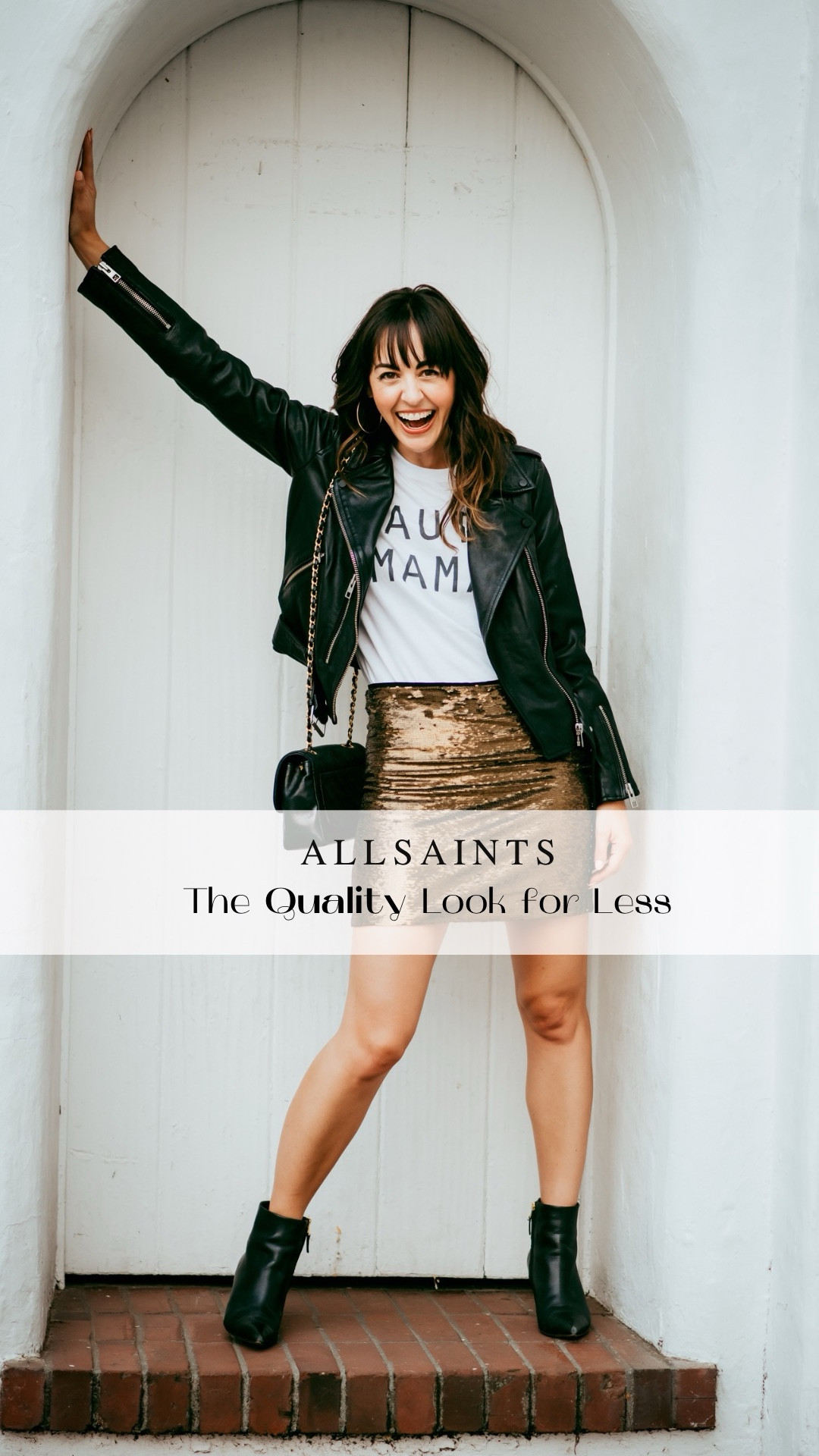 The quality look for less, genuine leather motorcycle jacket Under $150 runs true to size and comes in 4 fabulous neutral colors. 

#LTKWatchNow