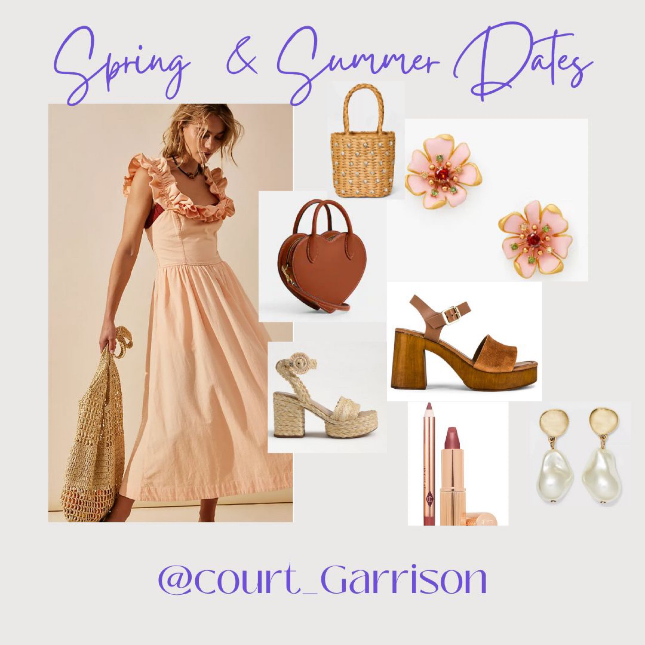 Beautiful wedding guest dress, graduation dress,
Spring dress or date night dress. Shoulder ruffle detail in a peach. Paired with stunning bow sandals, raffia top handle purse, Amazon sunglasses, Charlotte Tilbury lipstick and Lauren Hope earrings. The dress is so feminine & elegant and purse is so unique. Perhaps a chic travel outfit too? 




Wedding guest
Bridal shower 
Baby shower
Graduation 
Anthro 
Hillhouse 
Uncommon James 
Charlotte Tilbury 
Free people

#liketkit #LTKshoecrush #LTKxSephora #LTKxTarget #LTKmidsize #LTKshoecrush #LTKbeauty

#LTKwedding #LTKxSephora #LTKxTarget
