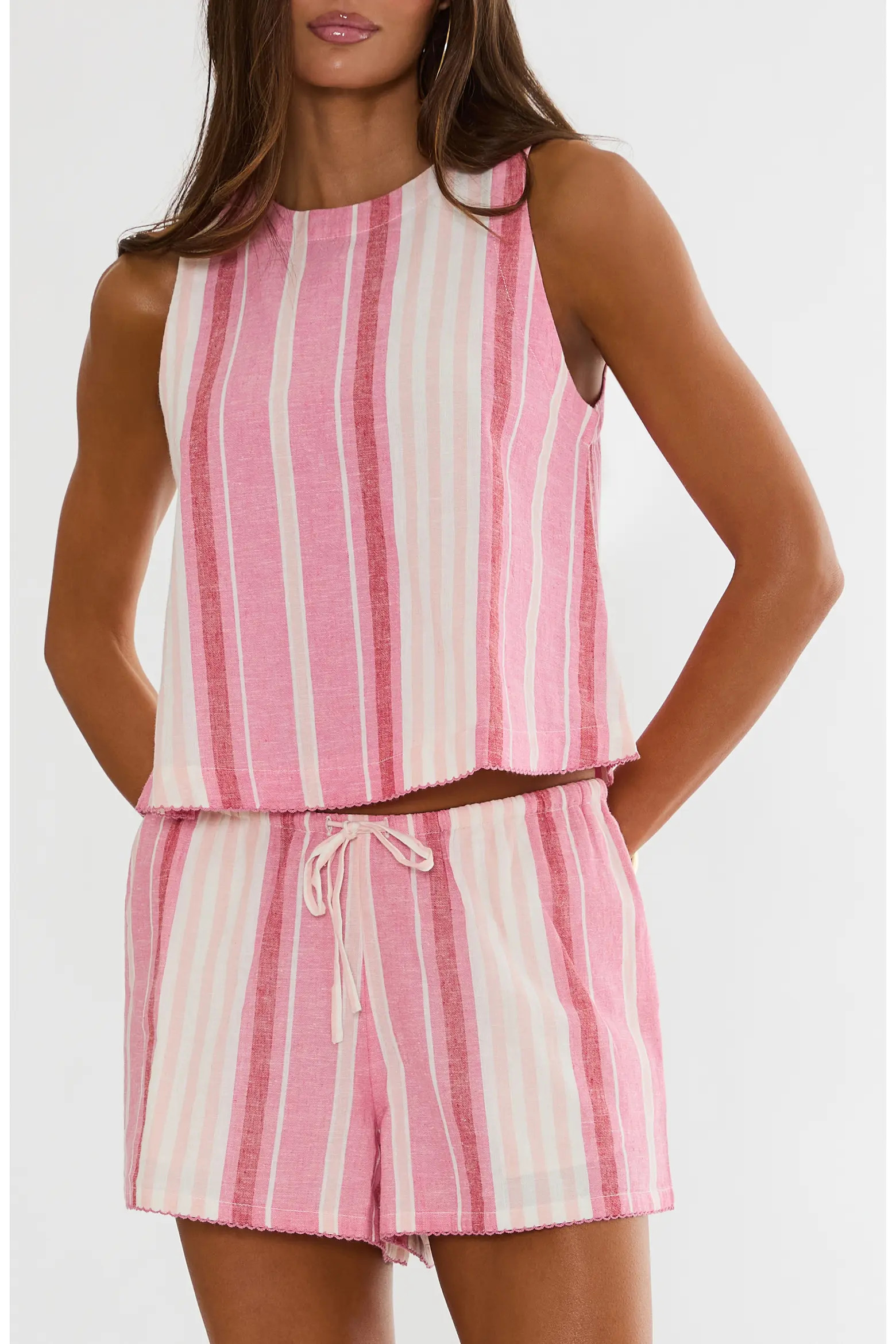 Dollie Sleeveless Cotton & Linen Cover-Up Top (Women) | Nordstrom | Nordstrom