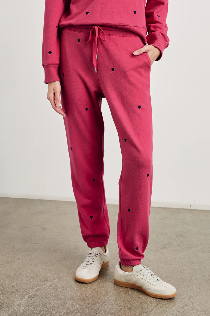 KINGSTON PANT - PINK MIDNIGHT HEARTS | Rails