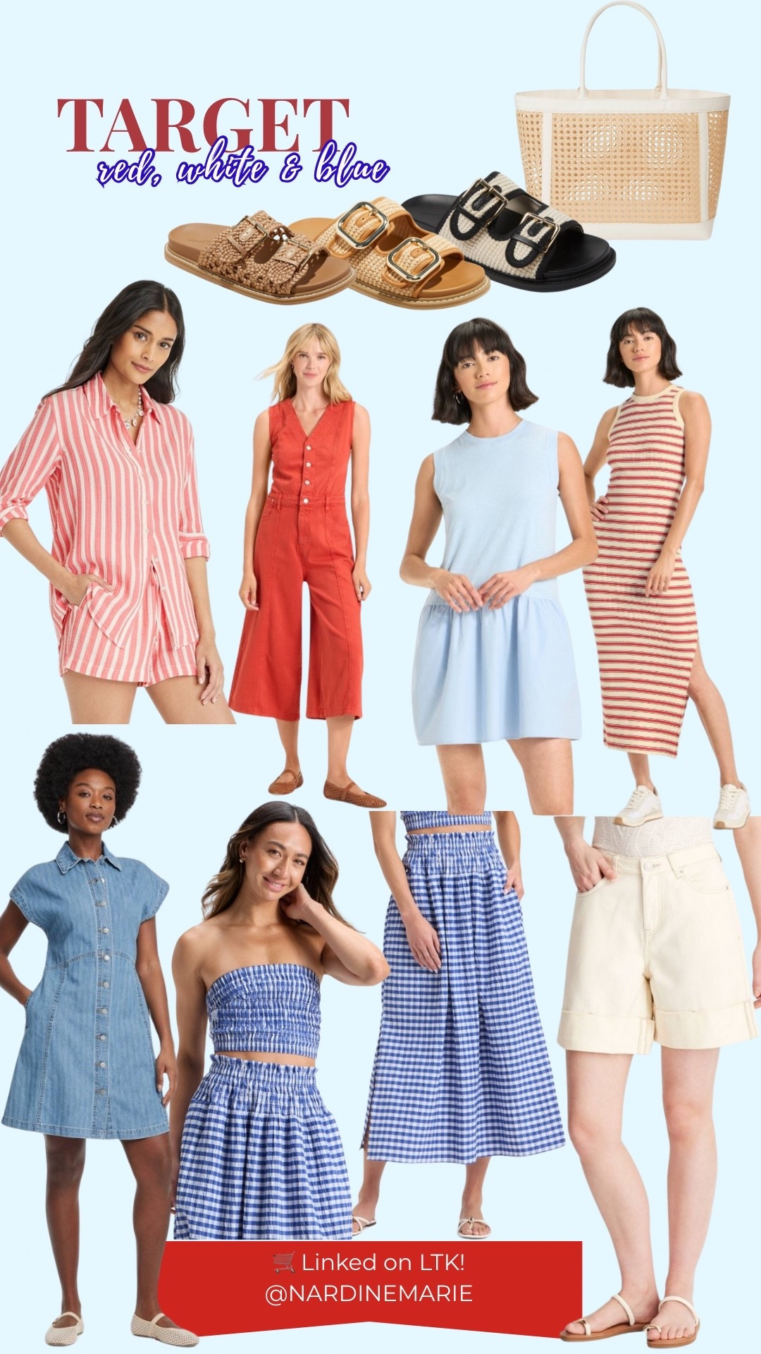These are such fun Target finds — festive, cute & totally budget-friendly!

Perfect for all your Fourth of July hangouts, BBQs, and firework watching plans. Everything I linked is under $40 & sooooo good!
#TargetStyle #FourthOfJulyVibes #RedWhiteAndCute #TargetFinds #LTKUnder50 #BBQReady #LTKHolidayLooks #TargetObsessed #SummerFits #Under40Finds #LTKSummerStyle #FourthOfJuly

#LTKSaleAlert #LTKSeasonal #LTKFindsUnder50