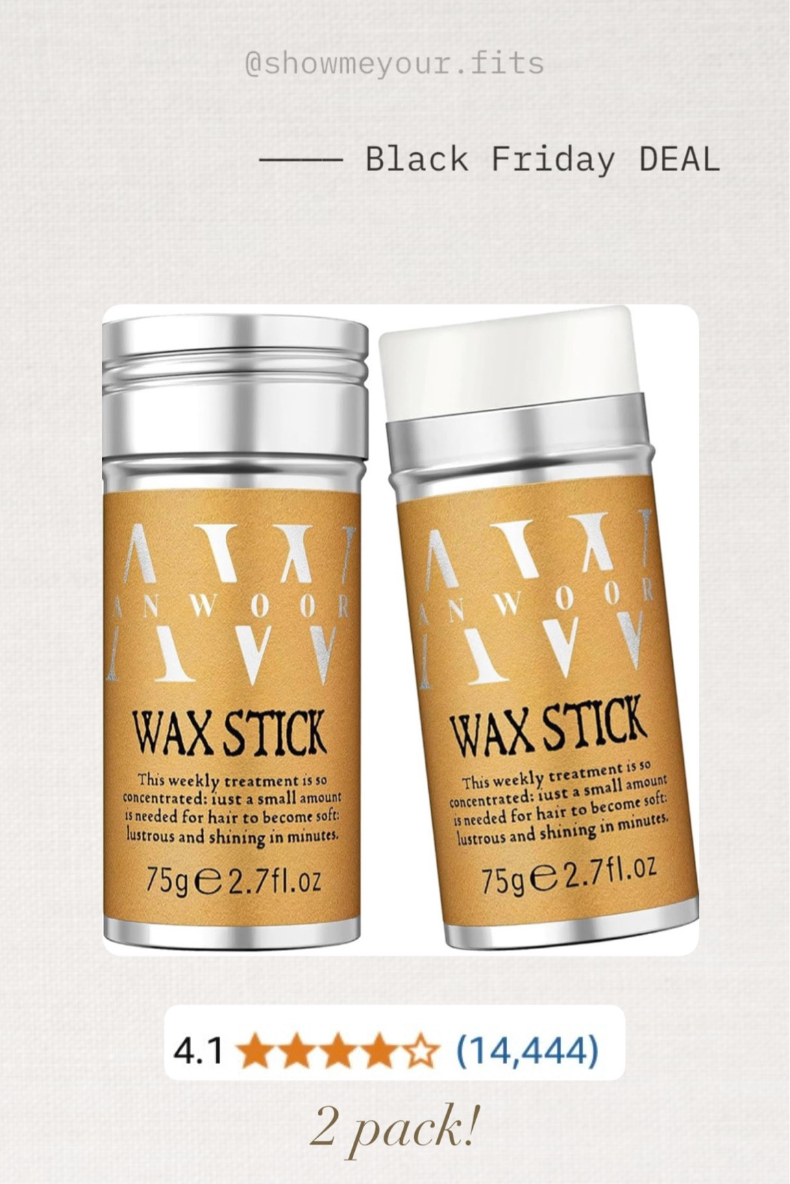 Great deal on this 2 pack of hair wax! Great for those fly away and that sleek slicked back ponytail! $12 for 2

*********
Canadian amazon finds, blazer, Amazon fashion, outfit inspo, affordable outfit, casual finds, beauty, hair 

#LTKcanada #LTKstyletip #LTKsale