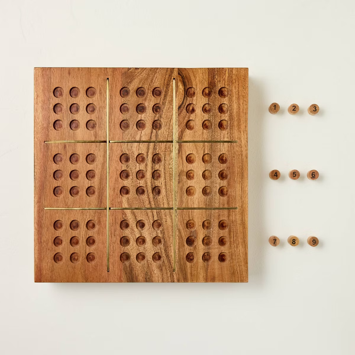 Wood and Brass Sudoku - Hearth & Hand™ with Magnolia | Target