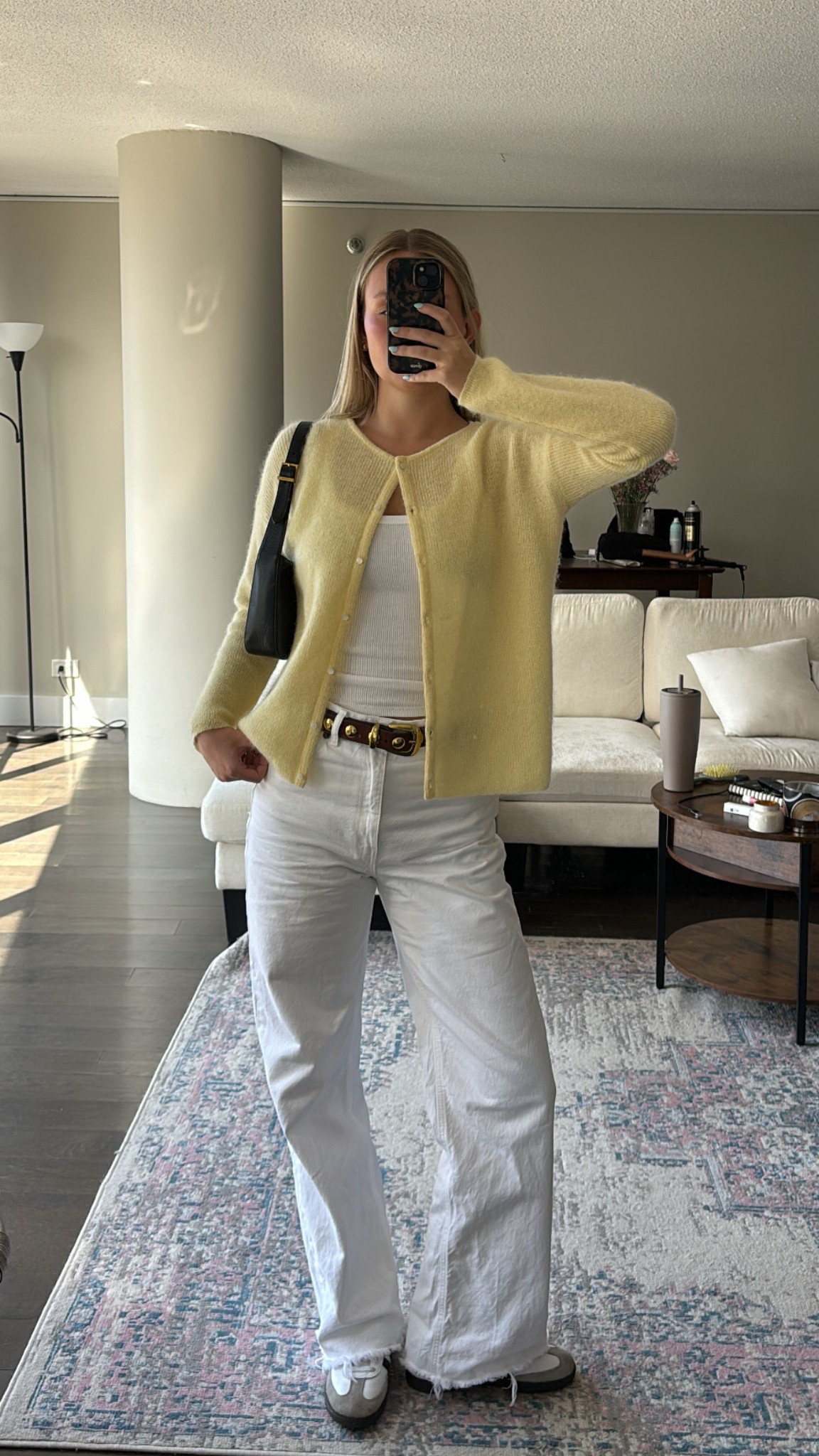 Jeans are old zara but linked similar!! Sezane sweater is sold out so linked similar too