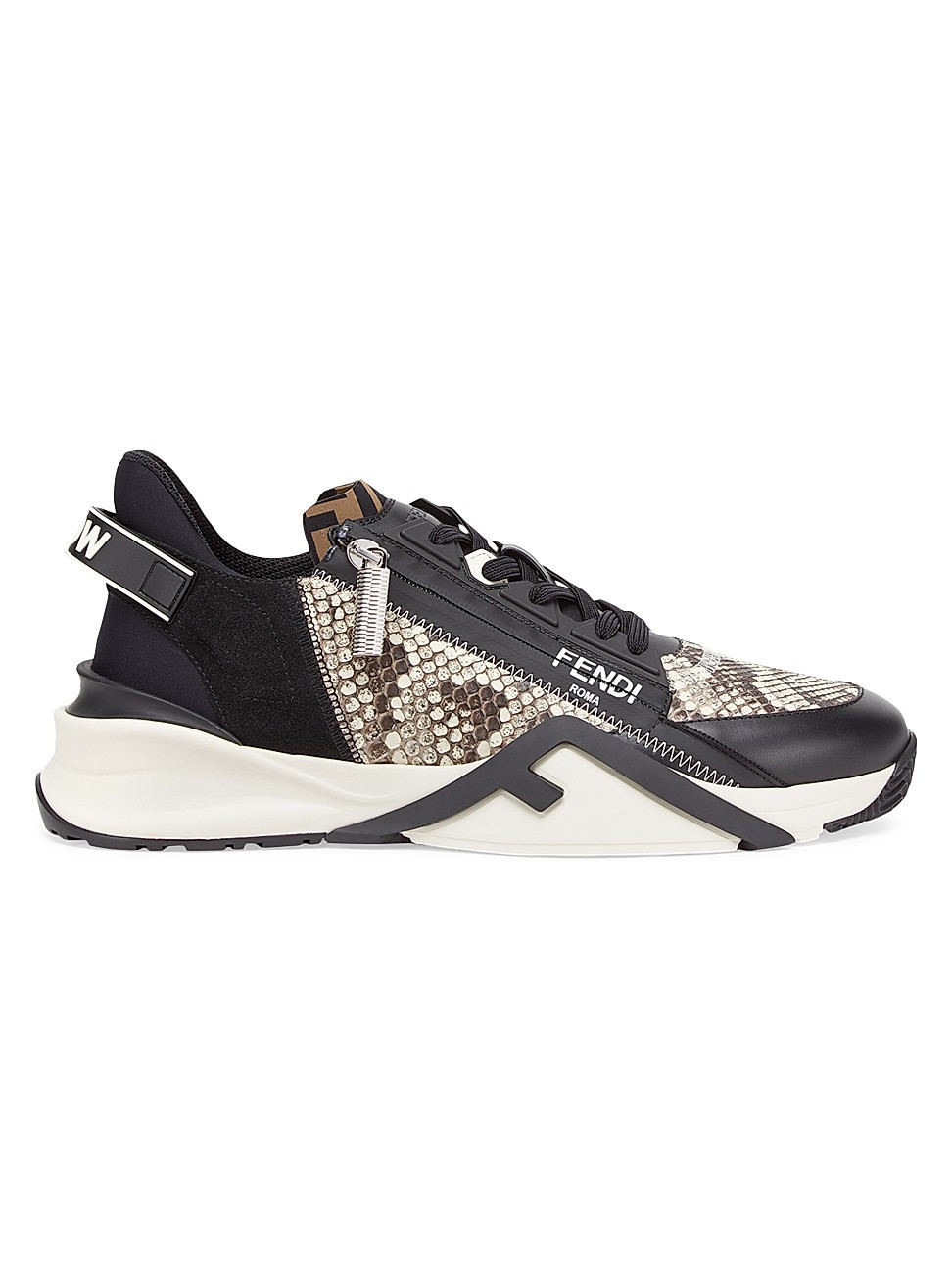 Flow Pitone Embossed Snake Sneakers | Saks Fifth Avenue