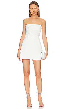 Amanda Uprichard Fae Rose Dress in Ivory from Revolve.com | Revolve Clothing (Global)