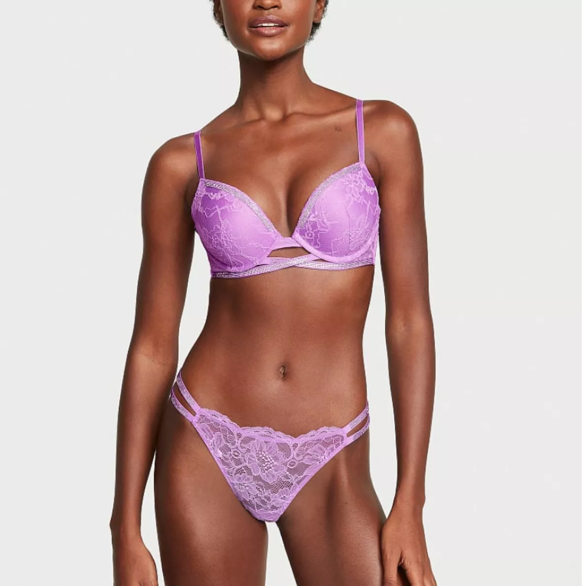 Shine Cradle Lace Push-Up Bra curated on LTK