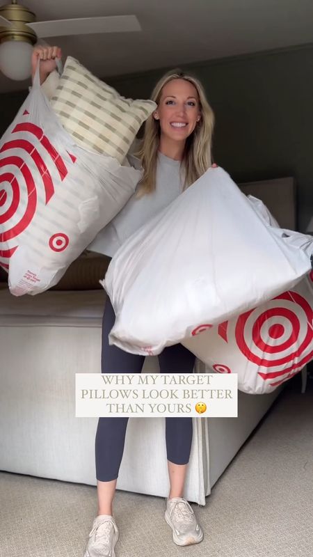 It's all about the pillow inserts!
QUALITY + SIZE matter 👏🏼


Curious what pillow sizing and inserts I have here? These neutral pillow covers are 24x24 and I used a 26x26 down feather inserts. My fave pillow inserts are under $40 right now for a pack of 2.

I'm loving this Cottage core bedroom style with the green gingham duvet its perfection! Unfortunately I don't see it online at target yet. Check your local store!

#LTKfindsunder50 #LTKhome