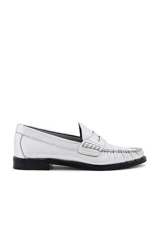 Steve Madden Kingston Loafer in Silver Leather from Revolve.com | Revolve Clothing (Global)