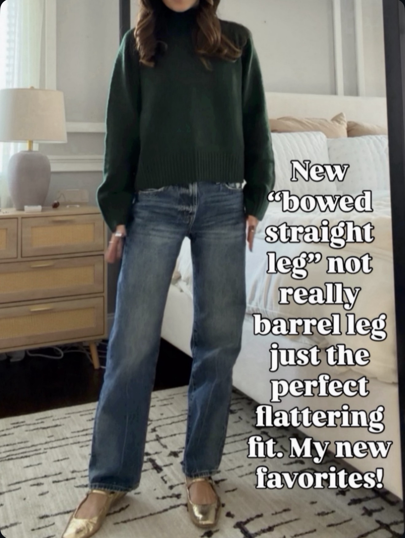 Not barrel, not skinny — this fit is insanely flattering and so easy to wear. These just work 👌🏼 🔗⬇️

#LTKOver40 #LTKFindsUnder100 #LTKSeasonal