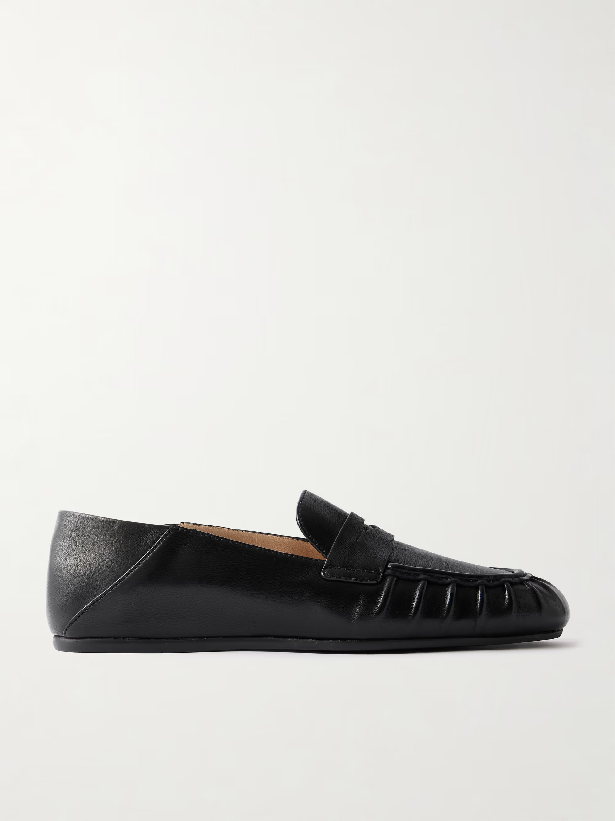 Brooks collapsible-heel leather loafers | NET-A-PORTER APAC