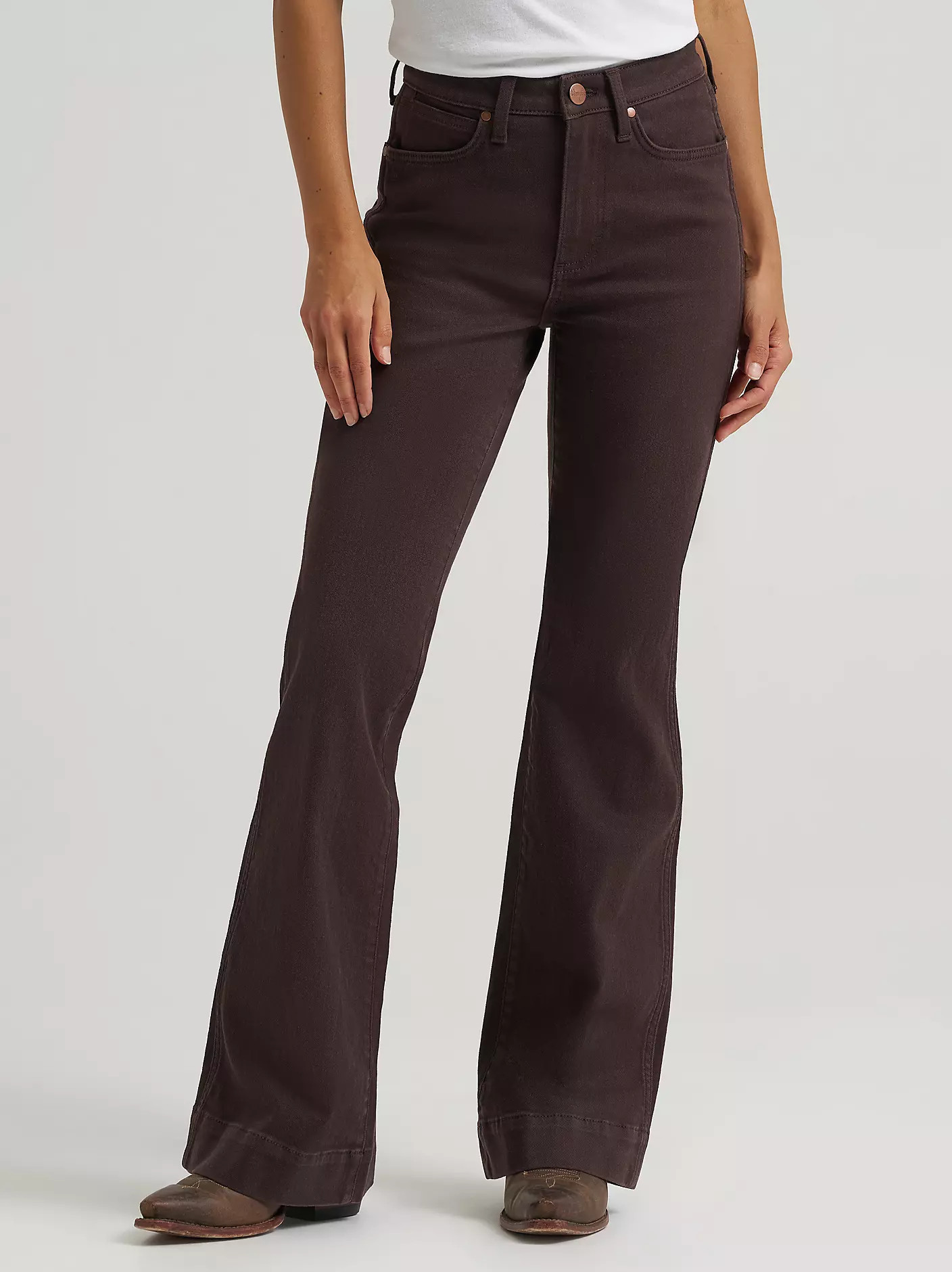 Women's Wrangler Retro® Bailey High Rise Colorwash Trouser Jean | Wrangler