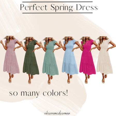 Perfect spring and summer dress!

#LTKunder50 #LTKsalealert #LTKSeasonal
