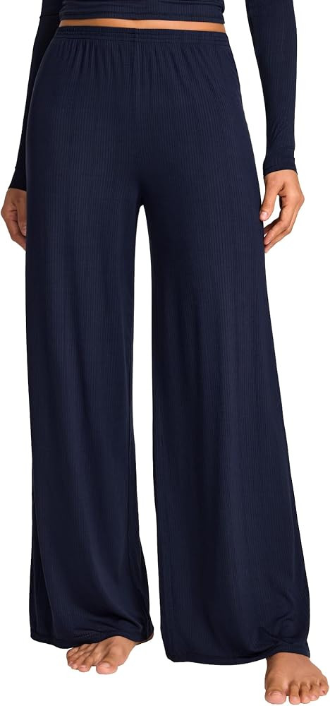Natrelax Modal Ribbed Pajamas Pants | Amazon (US)
