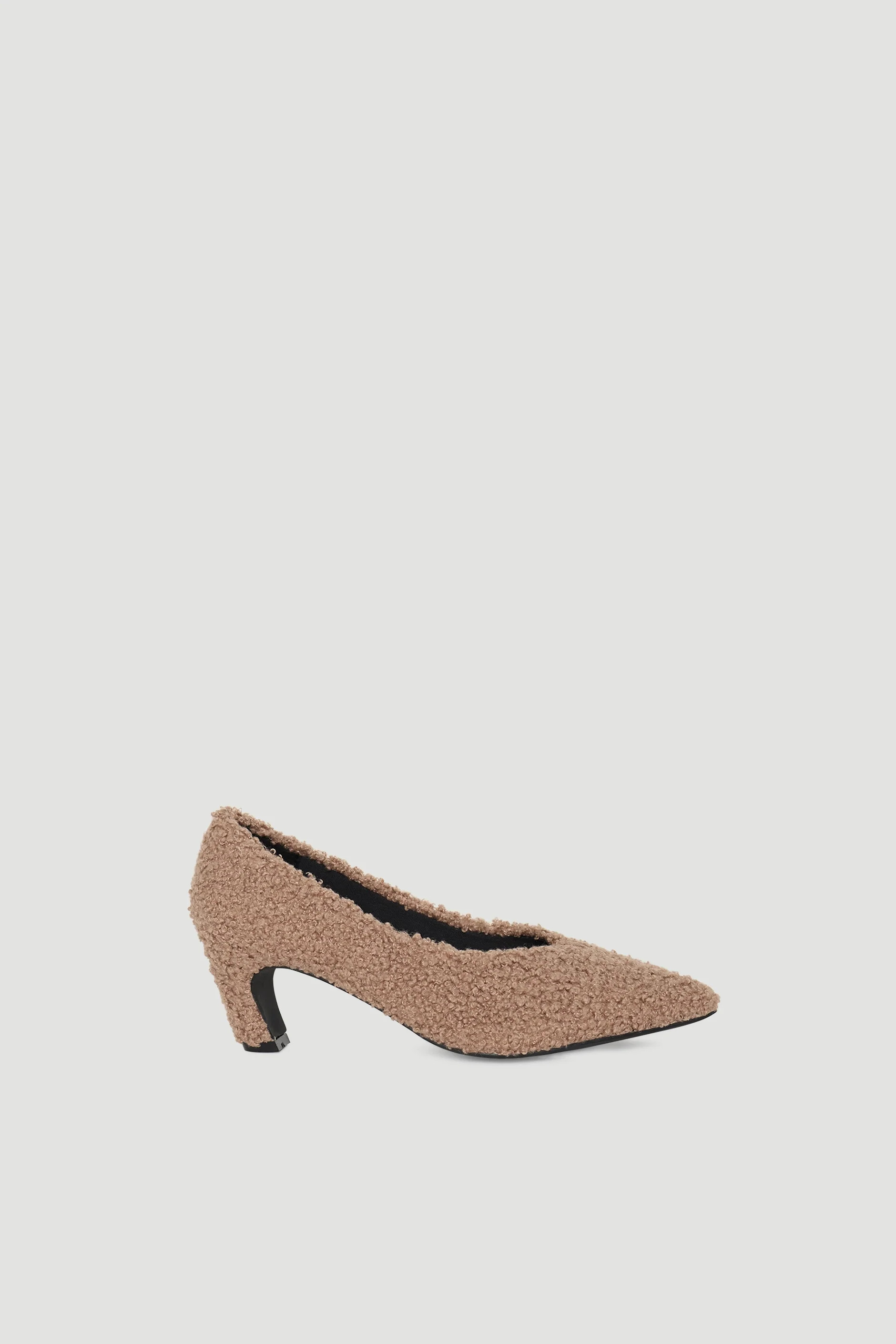 Felicity Fluffy Heel - Biscuit | DECJUBA
