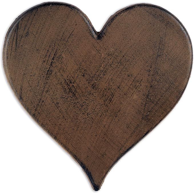 Heart Cast Iron Stepping Stone, 12-Inch | Amazon (US)