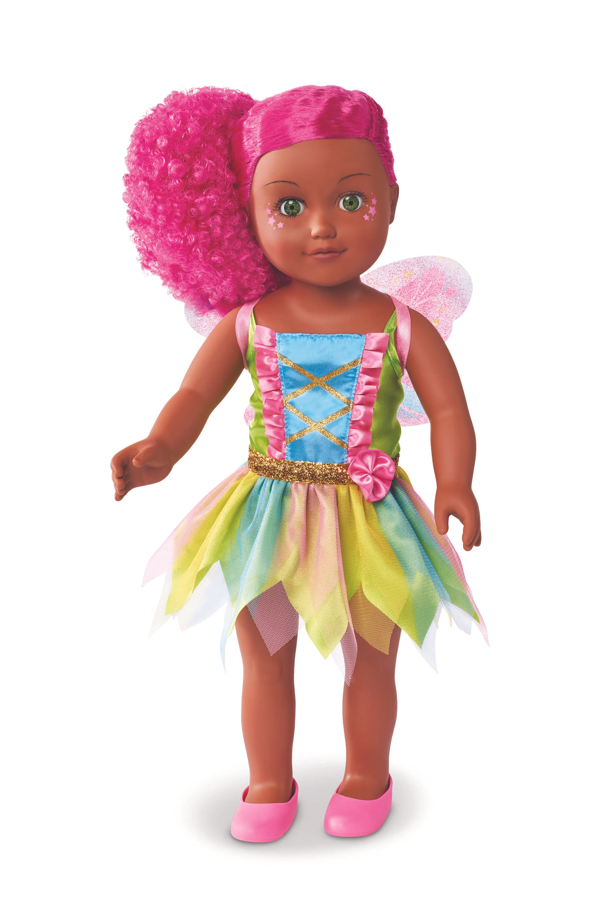 My Life As Elora Posable 18 inch Doll, Pink Hair, Green Eyes | Walmart (US)