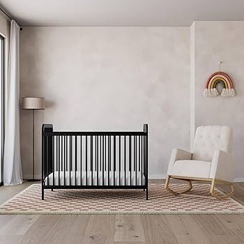 Storkcraft Pasadena 3-in-1 Convertible Crib (Black) – GREENGUARD Gold Certified, Converts to Da... | Amazon (US)