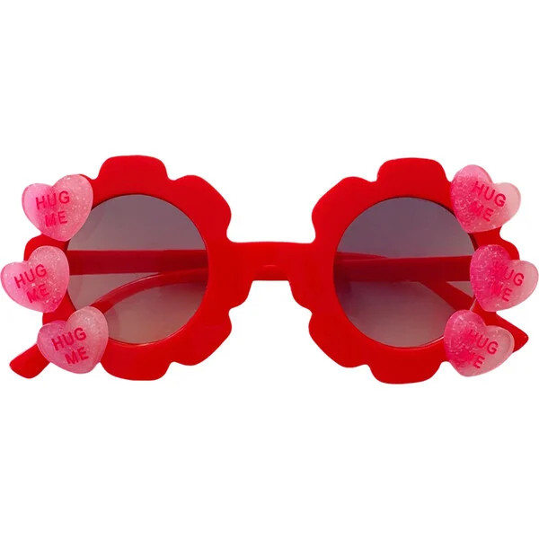 Be Mine Cami Flower Sunnies, Red | Maisonette