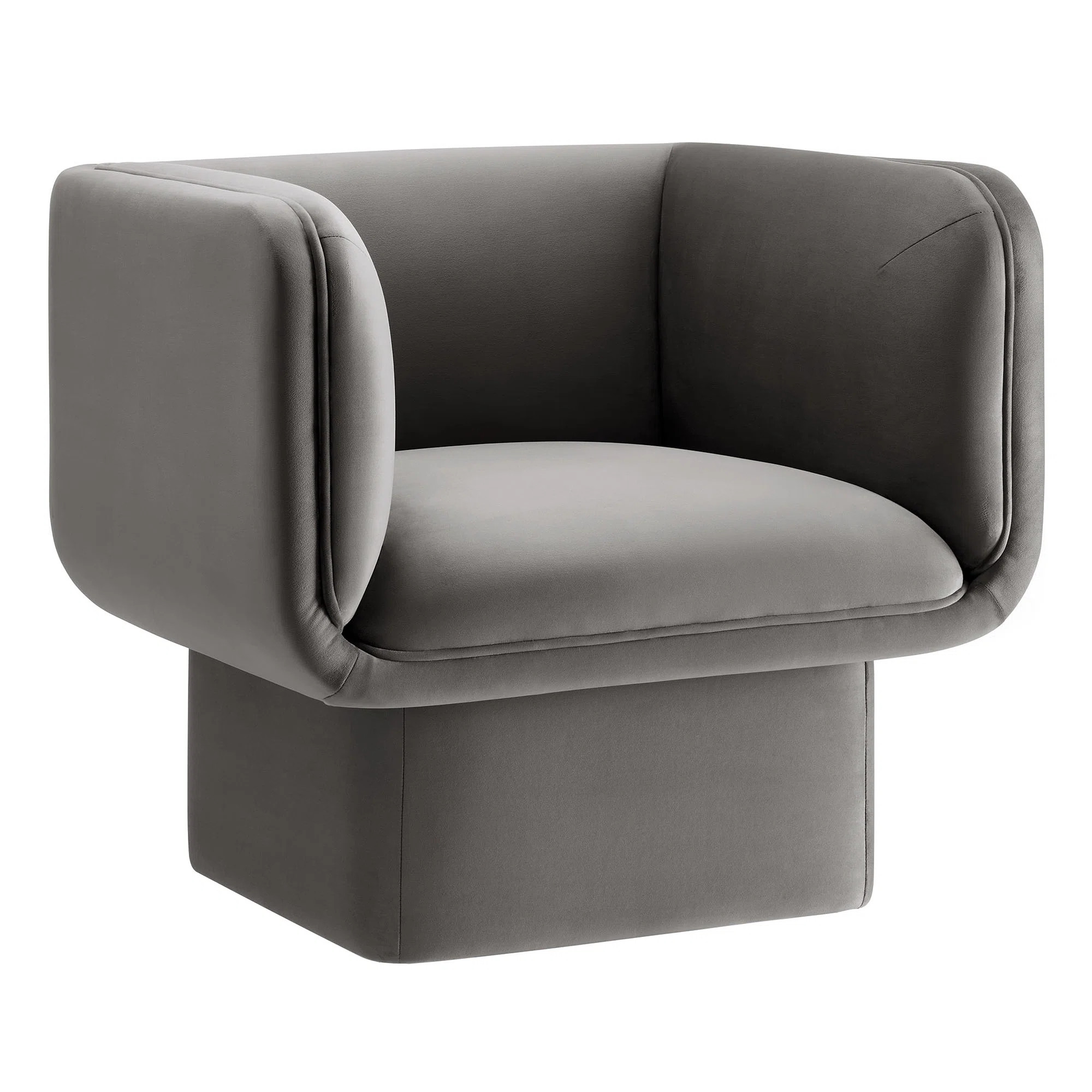 Tate Performance Velvet Accent Chair | Wayfair North America
