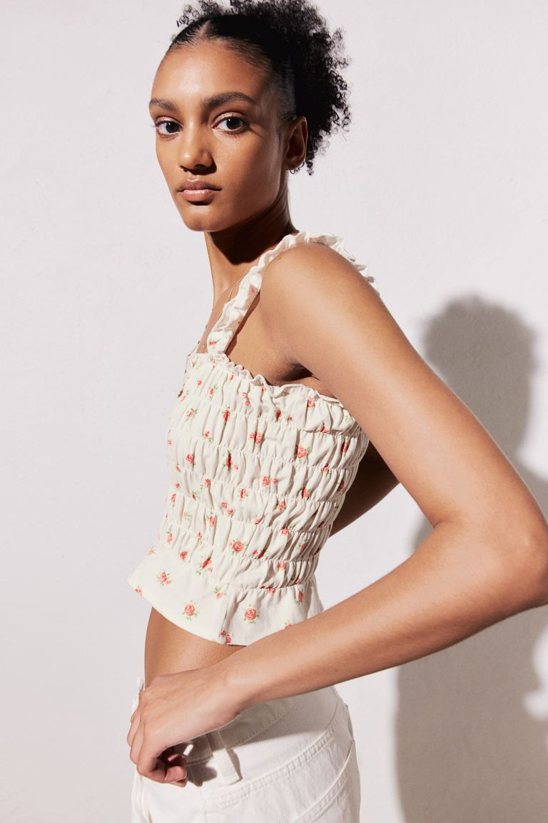 Smocked Crop Top | H&M (US + CA)