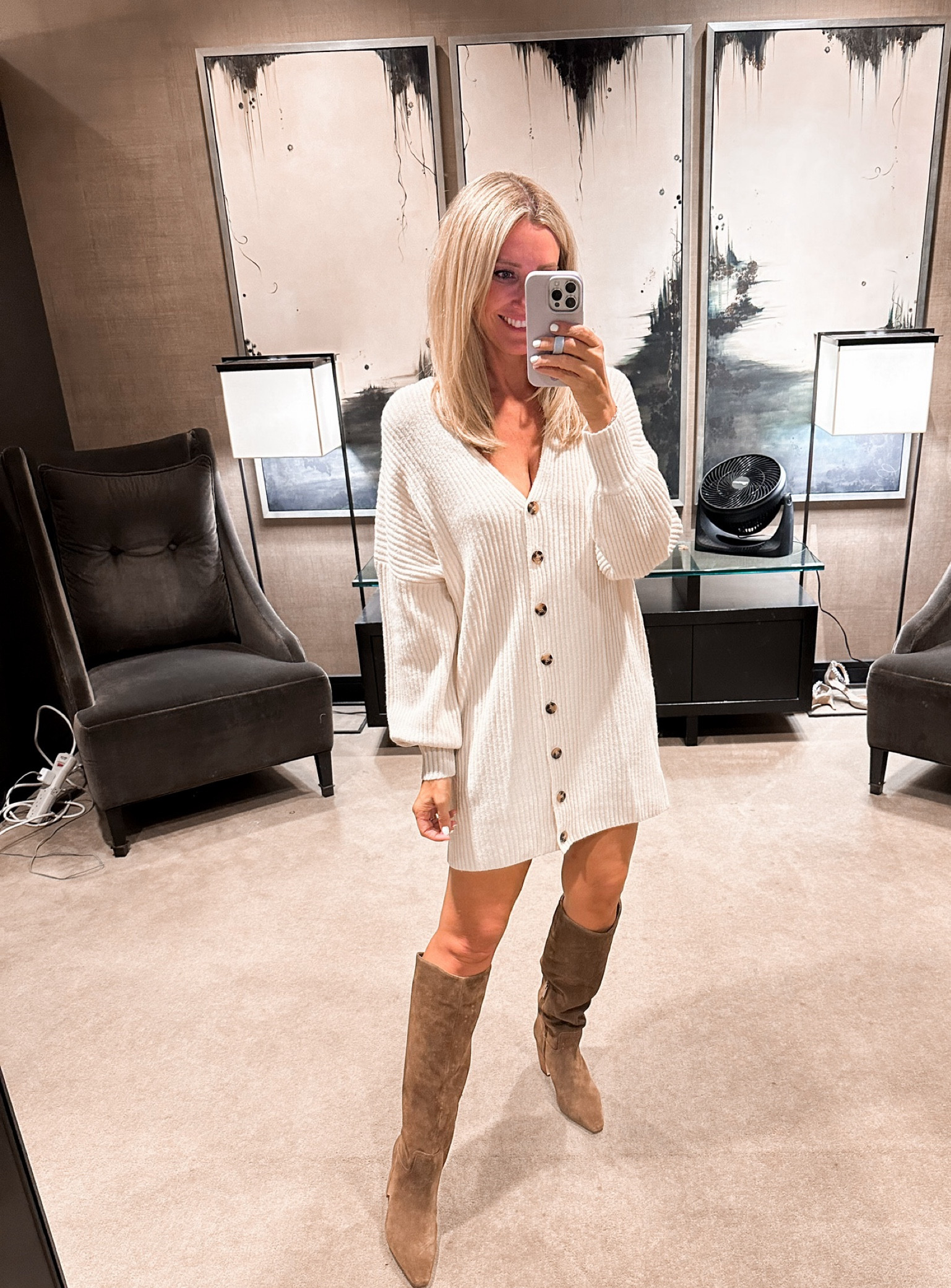 Sweater Dress 
French Connection Dress Sz S
Size down, purchased Xs

#LTKSummerSales #LTKxNSale #LTKStyleTip