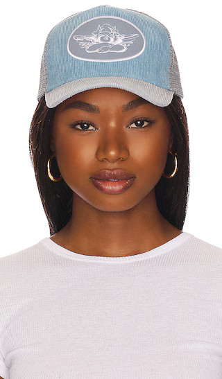 Boys Lie Trucker Hat in Stone | Revolve Clothing (Global)