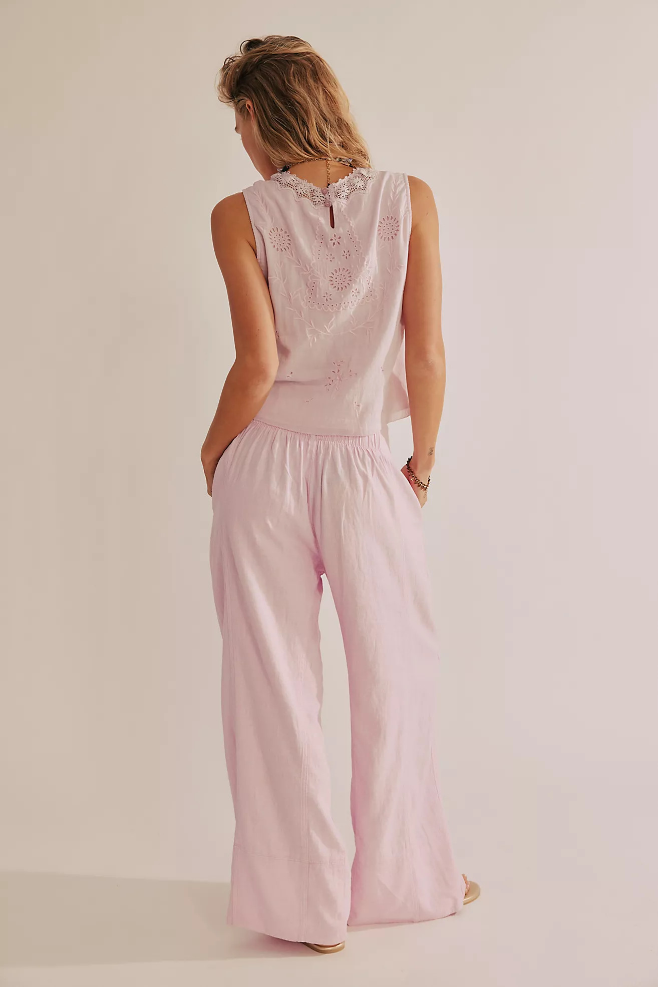 Day's End Linen Pull-On Pants | Free People (Global - UK&FR Excluded)