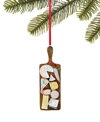 Holiday Lane Foodie Collection Wine & Spirits Cheese Board Ornament, Exclusively at Macy's, Exclu... | Macy's