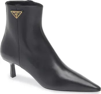 Pointed Toe Kitten Heel Bootie (Women) | Nordstrom