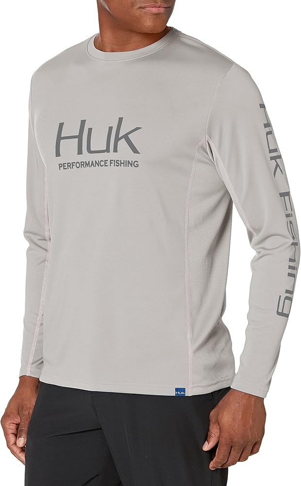 HUK Men's Icon X Long Sleeve Fishing Shirt with Sun Protection | Amazon (US)