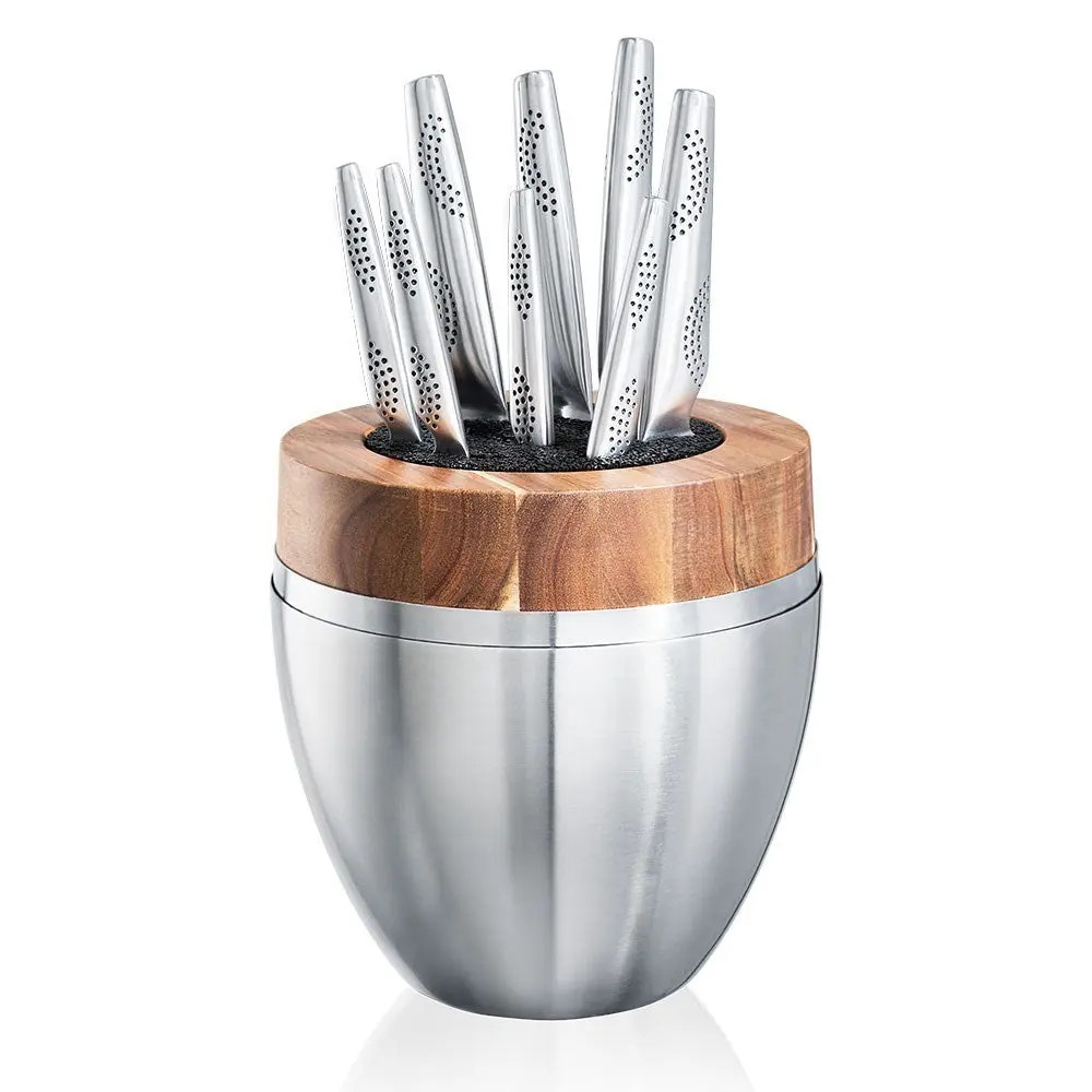 Cuisine::pro® iD3® The Egg Knife Block 9 Piece in Black at Nordstrom | Nordstrom
