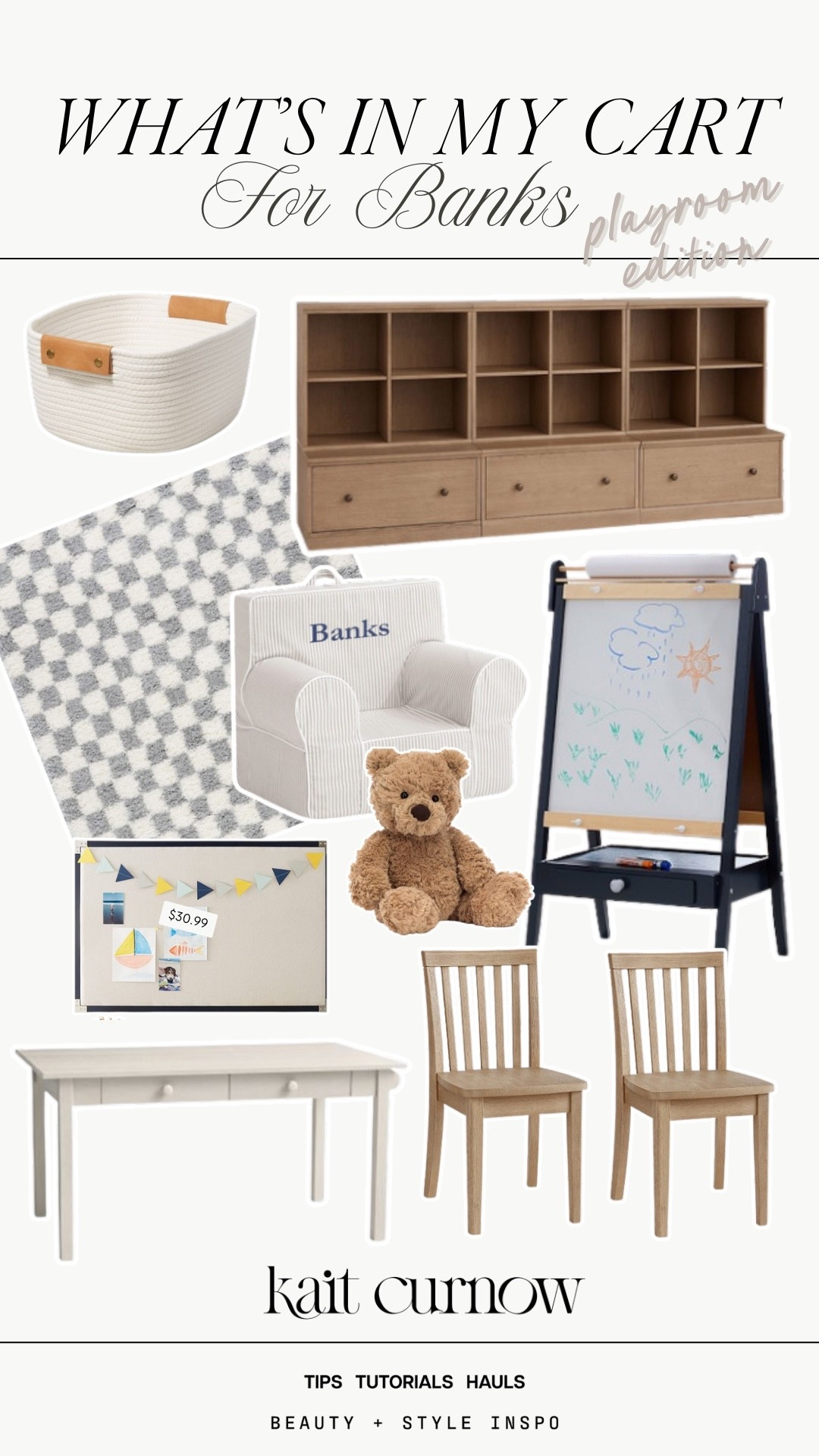 What’s in my cart for banks — playroom edition 🤍✨🧸🏎️⚽️

#LTKmomlife #LTKHome #LTKKids