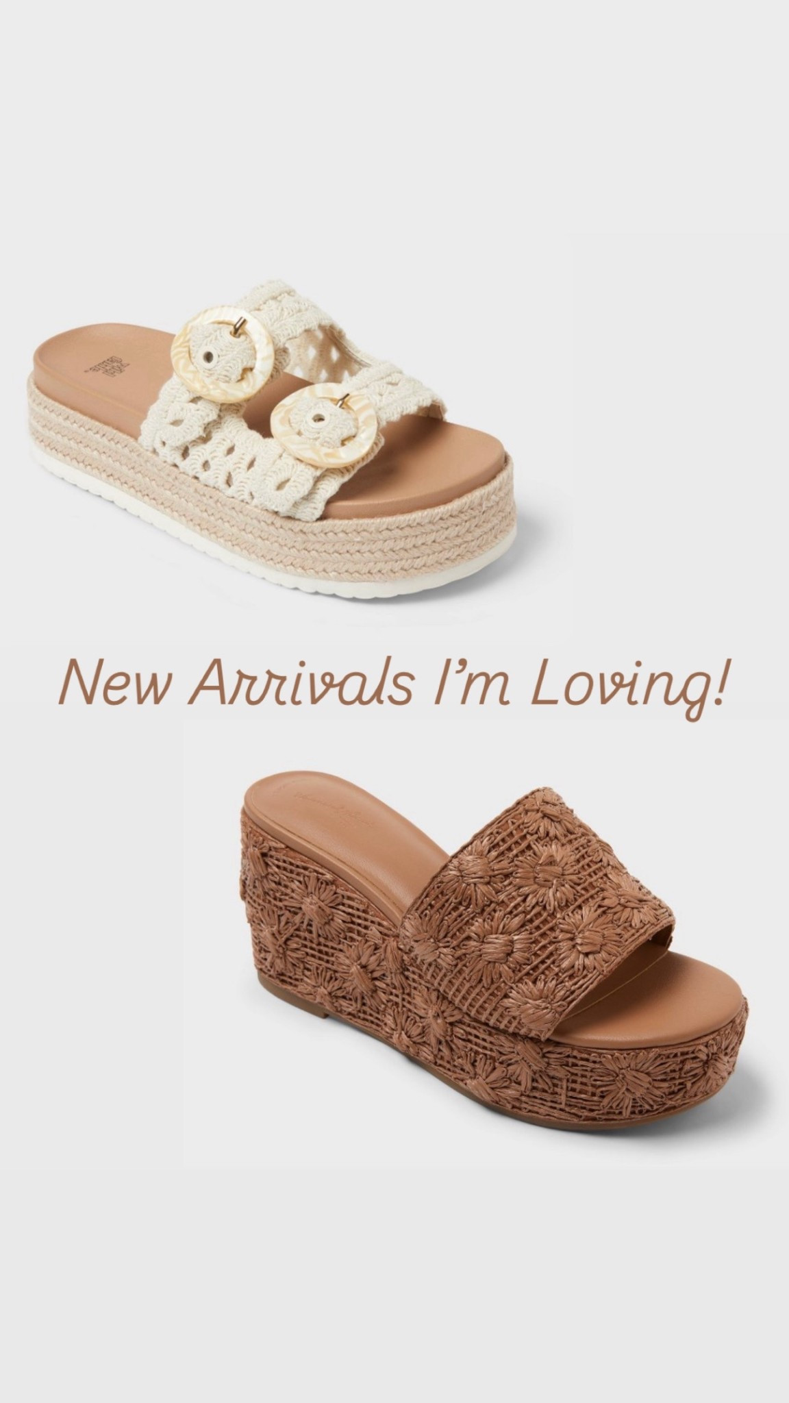 Summer must have ; vacation must have ; spring shoes ; spring sandals ; platform sandals ; inspired designed sandals ; new target arrivals ; target sandals ; Mother’s Day gift idea ; festival shoes 

#LTKMothersDay #LTKTravel #LTKFestival