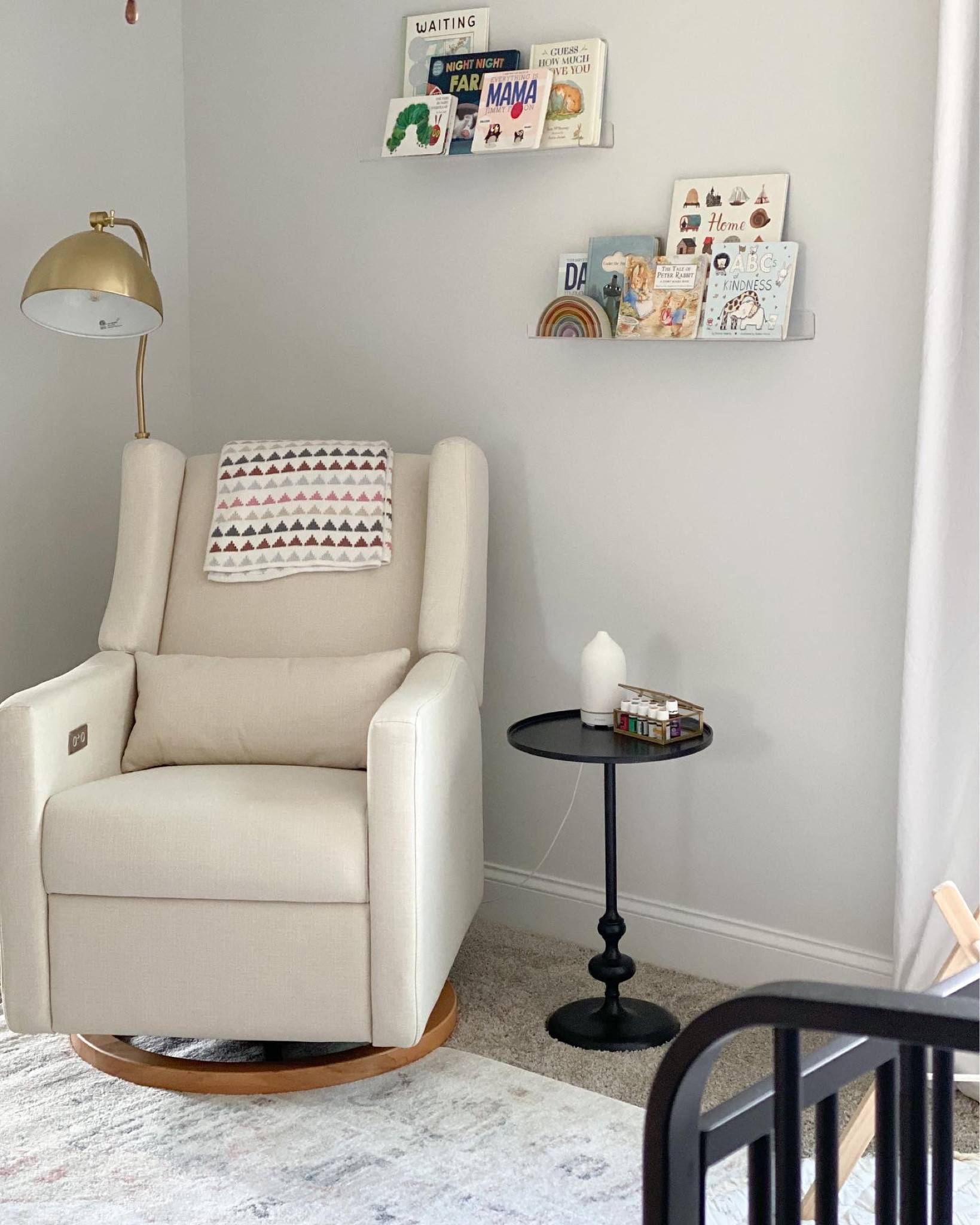Nursery is ready! Just needs baby girl! #leighallisondesign 

#LTKhome #LTKbaby
