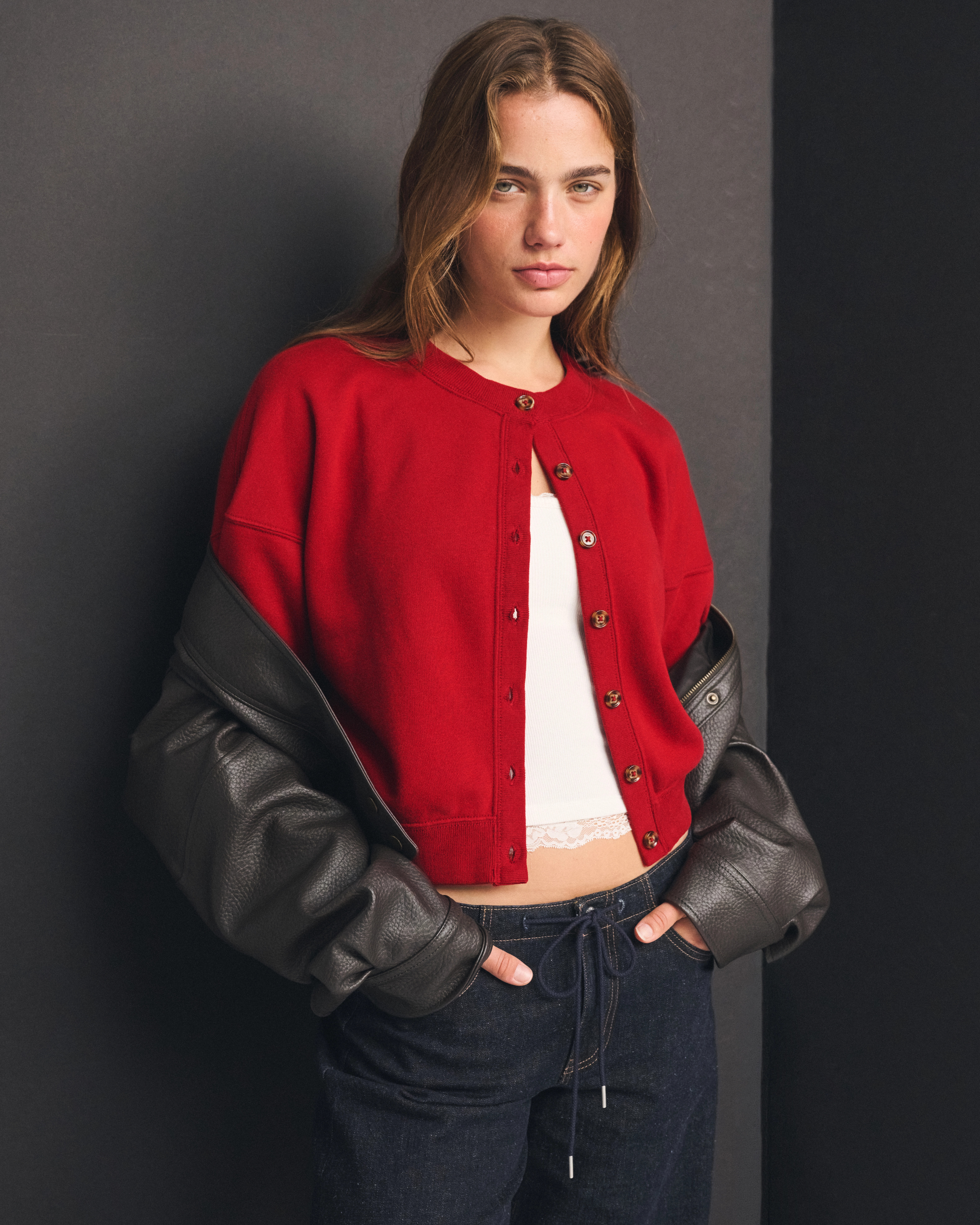 Sunday Shrunken Cardigan | Abercrombie & Fitch (US)